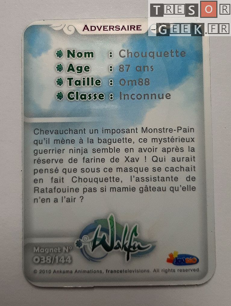 Magnet Wakfu #38 Chouquette (épisode 8) – Image 2
