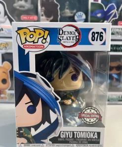 Funko POP! Animation Demon Slayer Giyu Tomioka (Water Breathing) Edition Limitée – Boîte Imparfaite