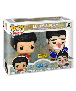 Funko POP! 2-Pack Animation One Piece Luffy & Foxy Edition Limitée Hot Topic