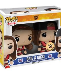 Funko POP! 2-Pack Bella Twins Brie & Nikki (Red Uniforms) Edition Limitée WWE