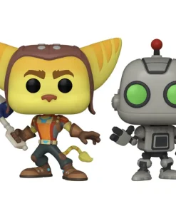 Funko POP! 2 Pack Games Playstation Rachet & Clank Edition Limitée GameStop