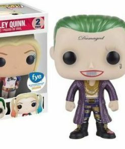 Funko POP! 2-Pack Heroes Suicide Squad The Joker & Harley Quinn Métallique Edition Limitée FYE