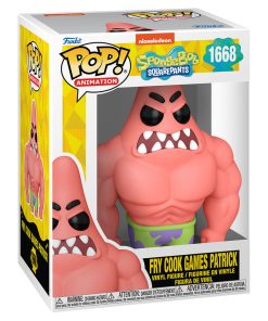 Funko POP! Animation Bob l&rsquo;Eponge Fry Cook Games Patrick