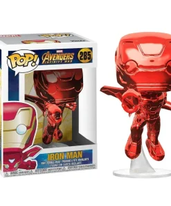 Funko POP! Marvel Avengers Infinity War Iron Man Chrome Rouge Edition Limitée