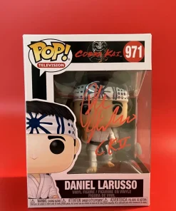 Funko POP! Television Cobra Kai Daniel Larusso Signée par Ralph Macchio avec Authentification + Boîte Acrylique