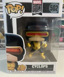 Funko POP! Marvel 80ème Anniversaire X-Men Première Apparition Cyclops – Boîte Imparfaite